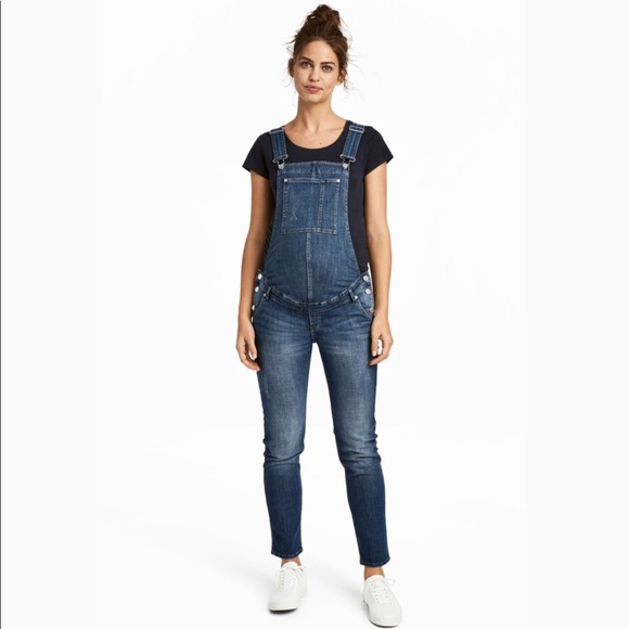 H&M Pants - HM maternity denim bib overalls